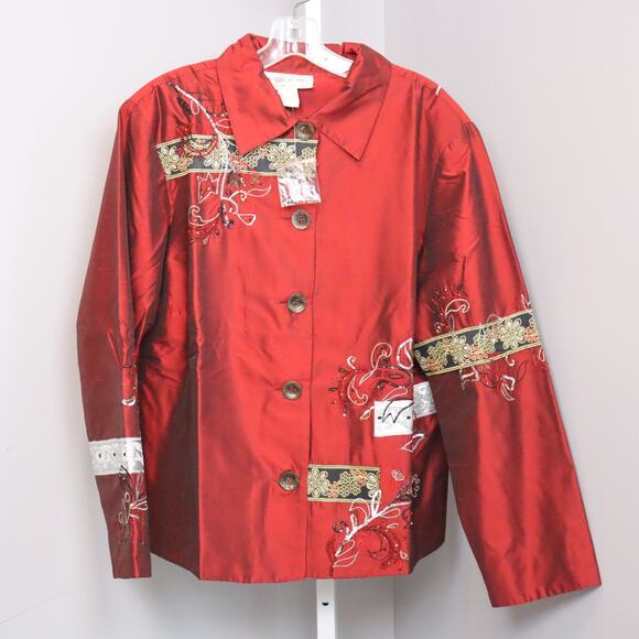 Vintage Brownstone Studio Beaded Jacket NWT Size 1X - Picture 1 of 6